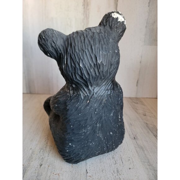 Youngs vintage black bear cub home decor woods Xmas unique - Picture 6 of 13